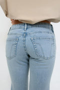 Ultra low flare jeans - Bleu clair