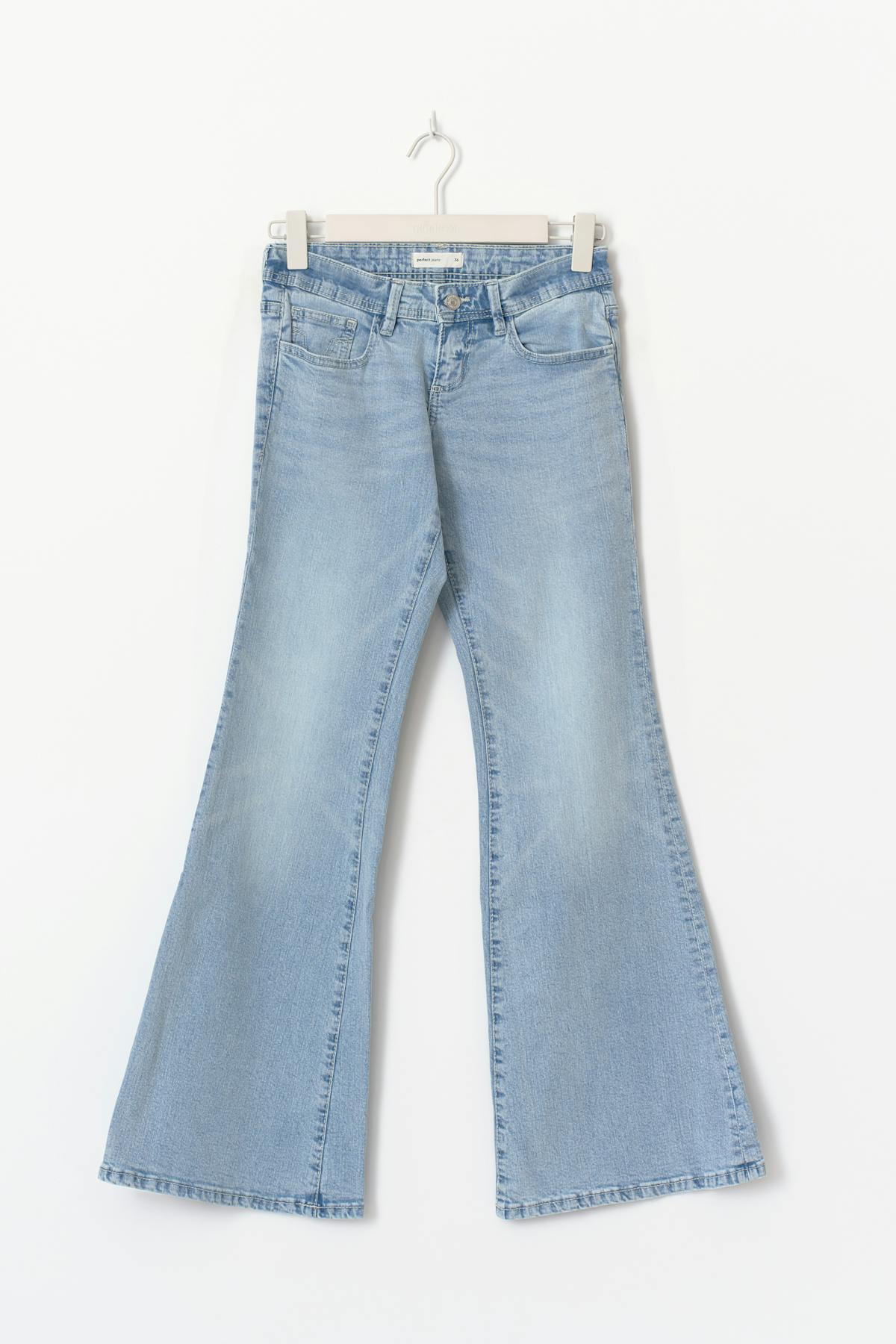 Ultra low flare jeans - Noir