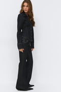 Ultra low flare jeans - Rinse