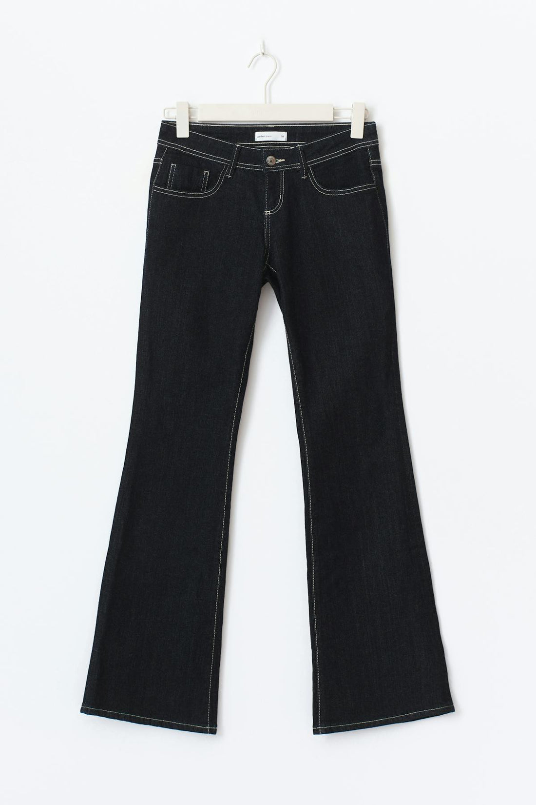 Ultra low flare jeans - Rinse