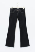 Ultra low flare jeans - Rinse