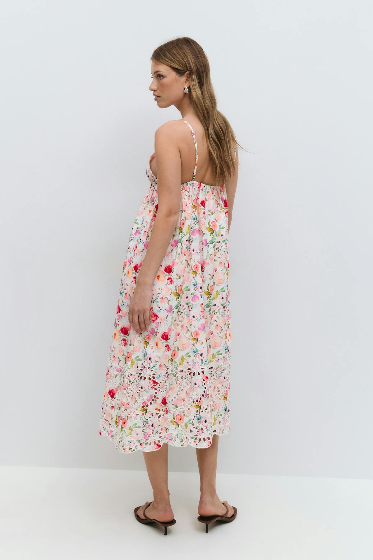 Broderie anglais dress - Jaune clair