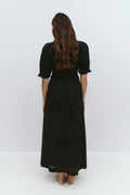 puff sleeve dress - Blanc cassé