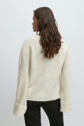 y knitted sweater - Lt grey melange