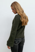 y knitted sweater - Oat melange