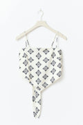 Satin scarf top - Jungle