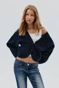 Y knitted bolero - Navy blazer