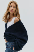 Y knitted bolero - Navy blazer