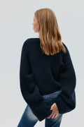 Y knitted bolero - Navy blazer