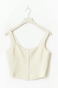 Corset vest - Creme
