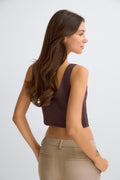 Corset vest - Marron foncé