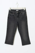 Remade capri jeans - Offblack
