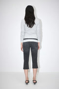 Remade capri jeans - Offblack