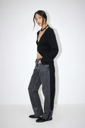 Remade fold up jeans - Offblack