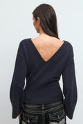 14+ knitted sweater - Navy blazer