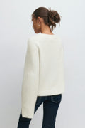 Y knitted cardigan - Bordeaux foncé