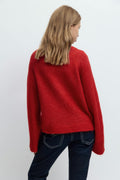 Y knitted cardigan - Soft pink