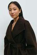 High neck short jacket - Creme