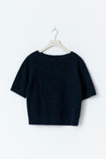 Y knitted top - Navy blazer