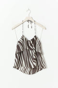 Chiffon singlet - Zebra