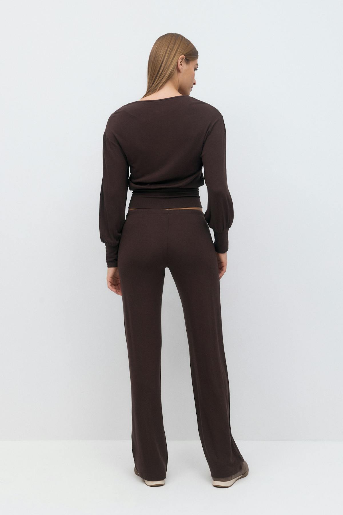 Low waist trousers - Noir