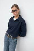 Collar sweater - Reed yellow