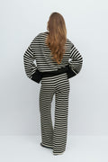 Knitted loungewear trousers - Kaki