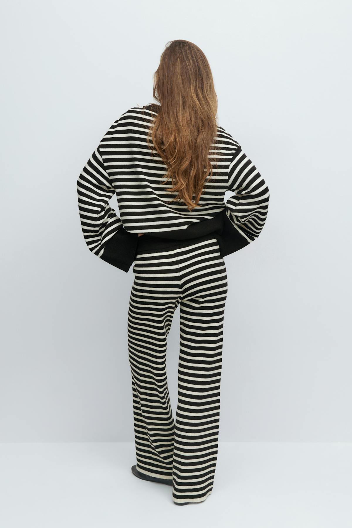 Knitted loungewear trousers - Kaki