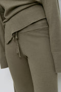 Knitted loungewear trousers - Lt grey melange