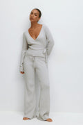 Knitted loungewear trousers - Noir
