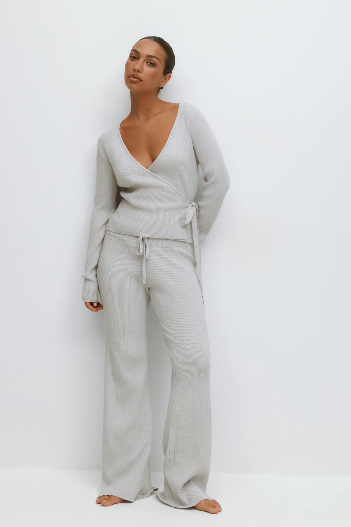Knitted loungewear trousers - Noir