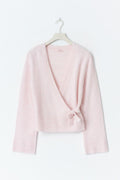 Y wrap cardigan - Rose clair