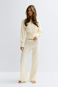 Knitted trousers - Rose
