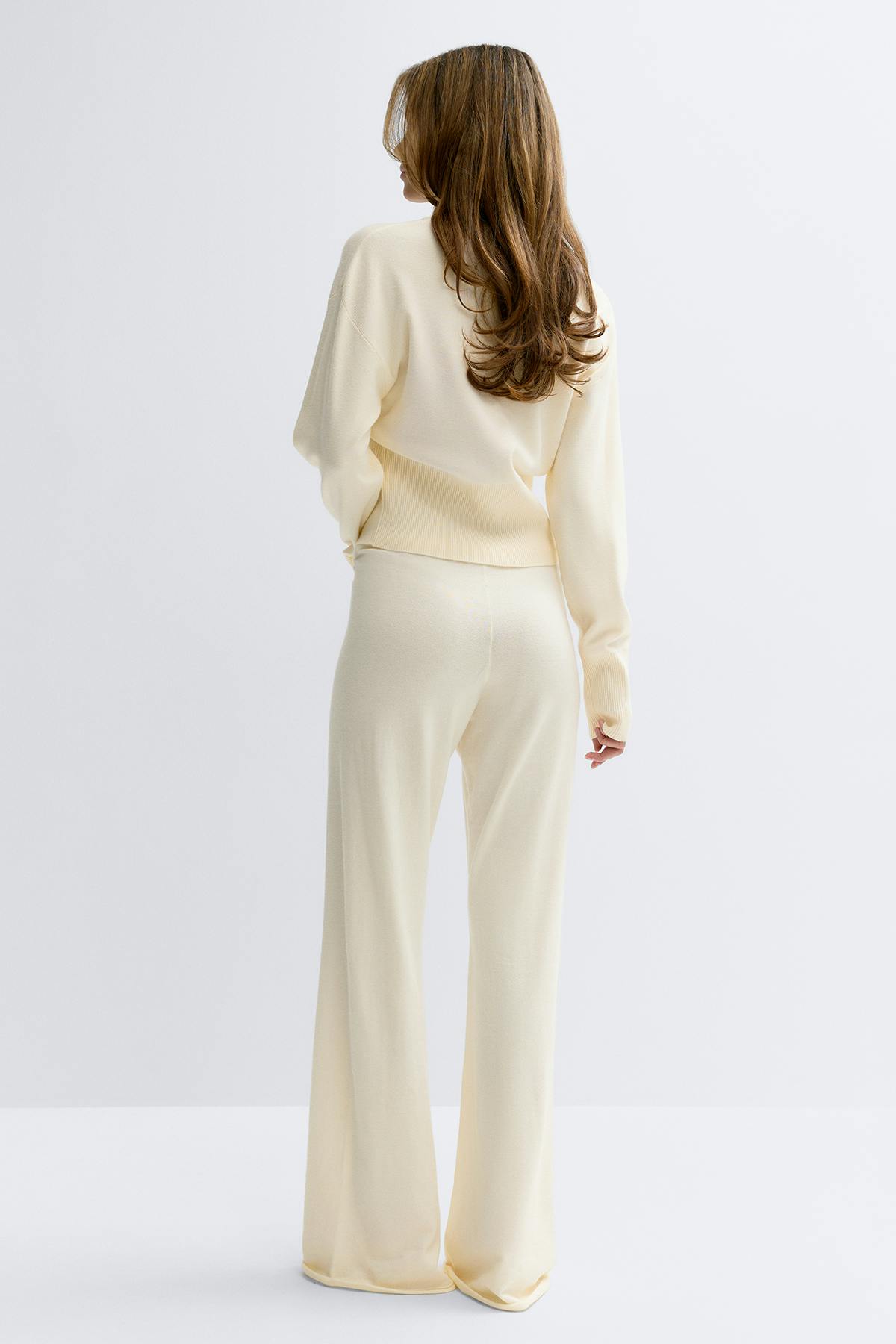 Knitted trousers - Rose