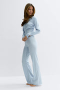 Knitted trousers - Bleu clair