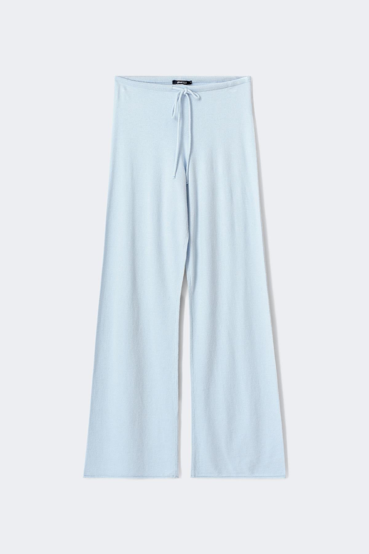 Knitted trousers - Bleu clair