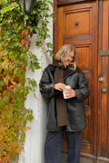 Bonded pu teddy jacket - Noir