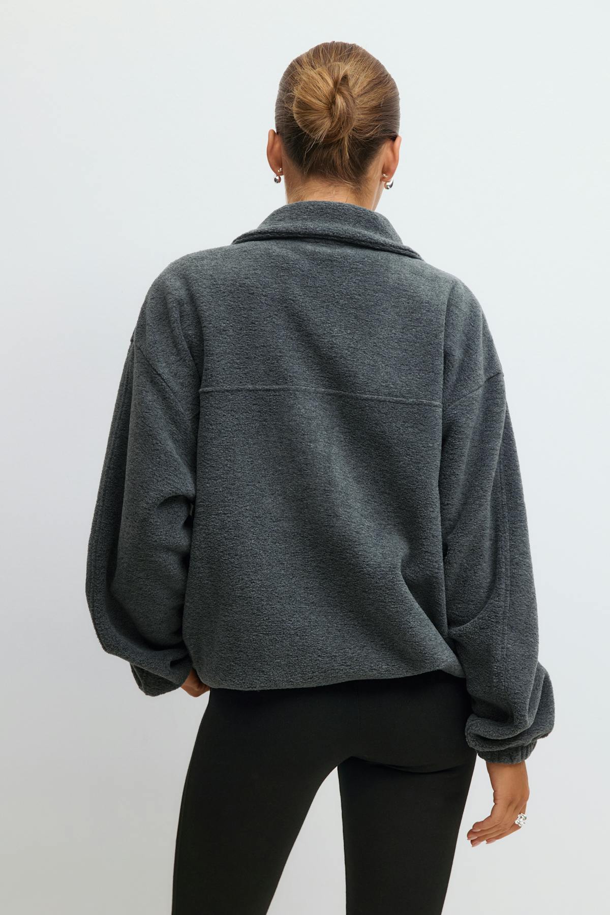Fleece jacket - Gris anthracite