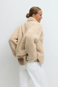 Pile jacket - Crème