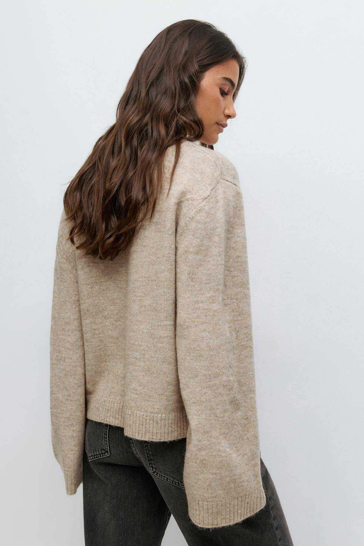 Knitted pocket cardigan - Pure c
