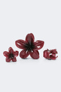 3-pack flower hair clip