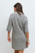 knitted dress - Yellow/stripe