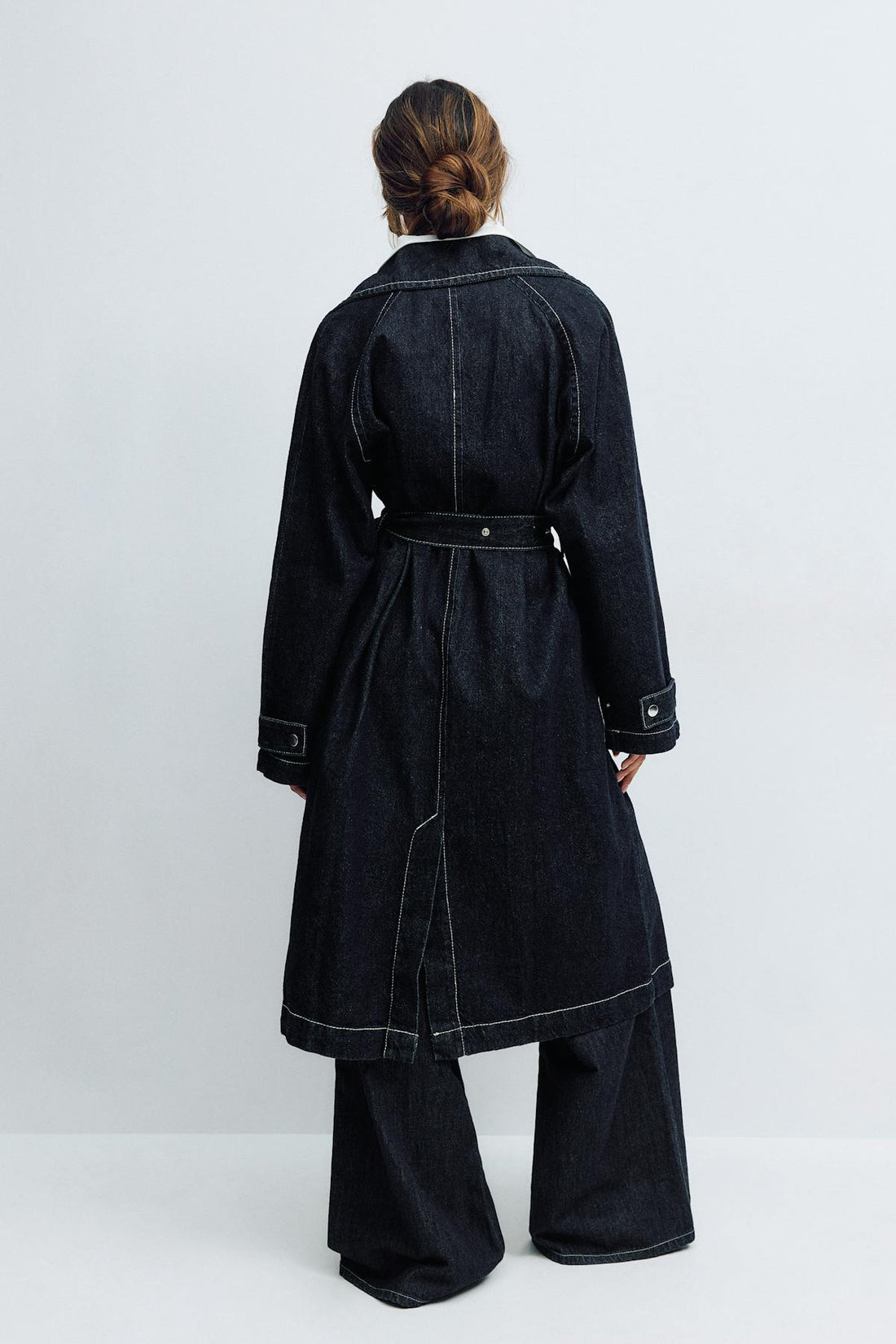 Denim car coat - Rinse