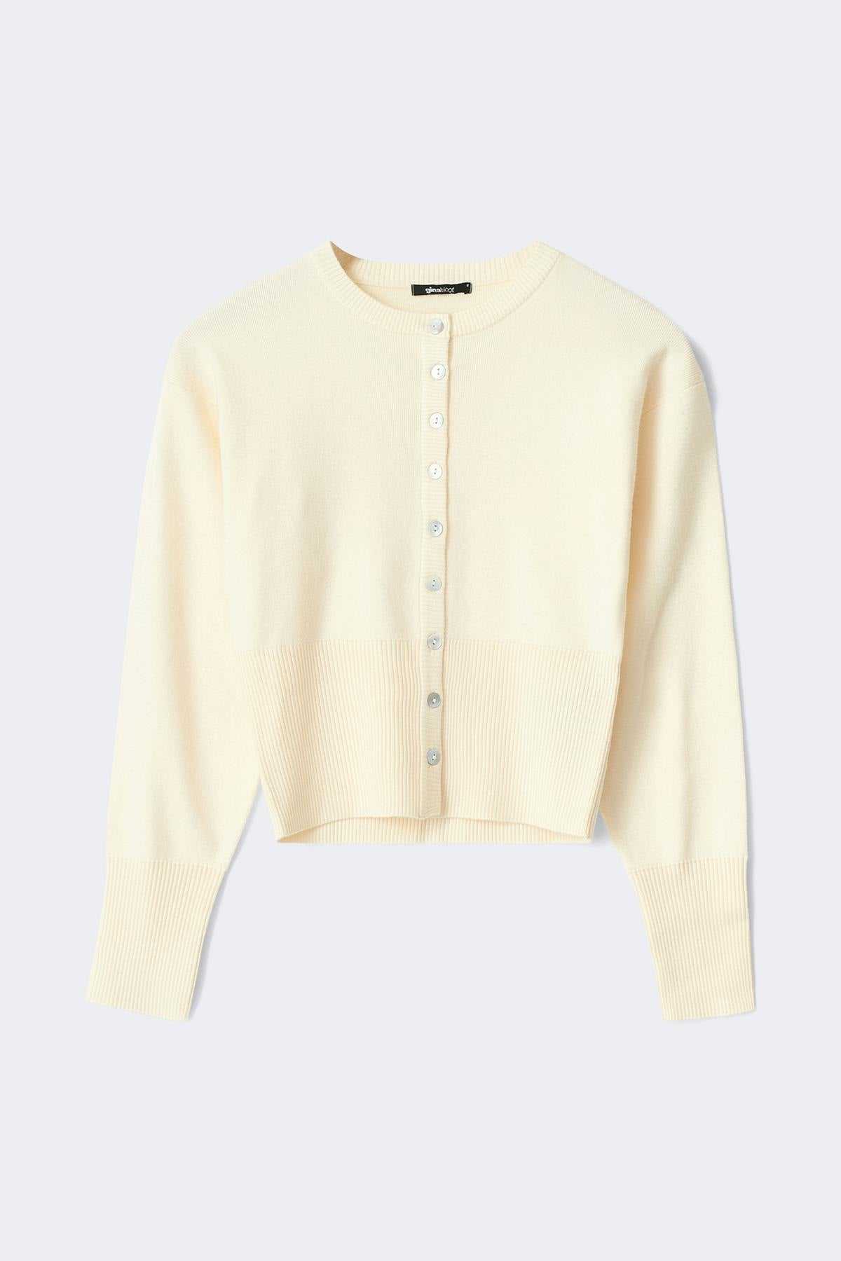 Knitted loungewear cardigan - Rose