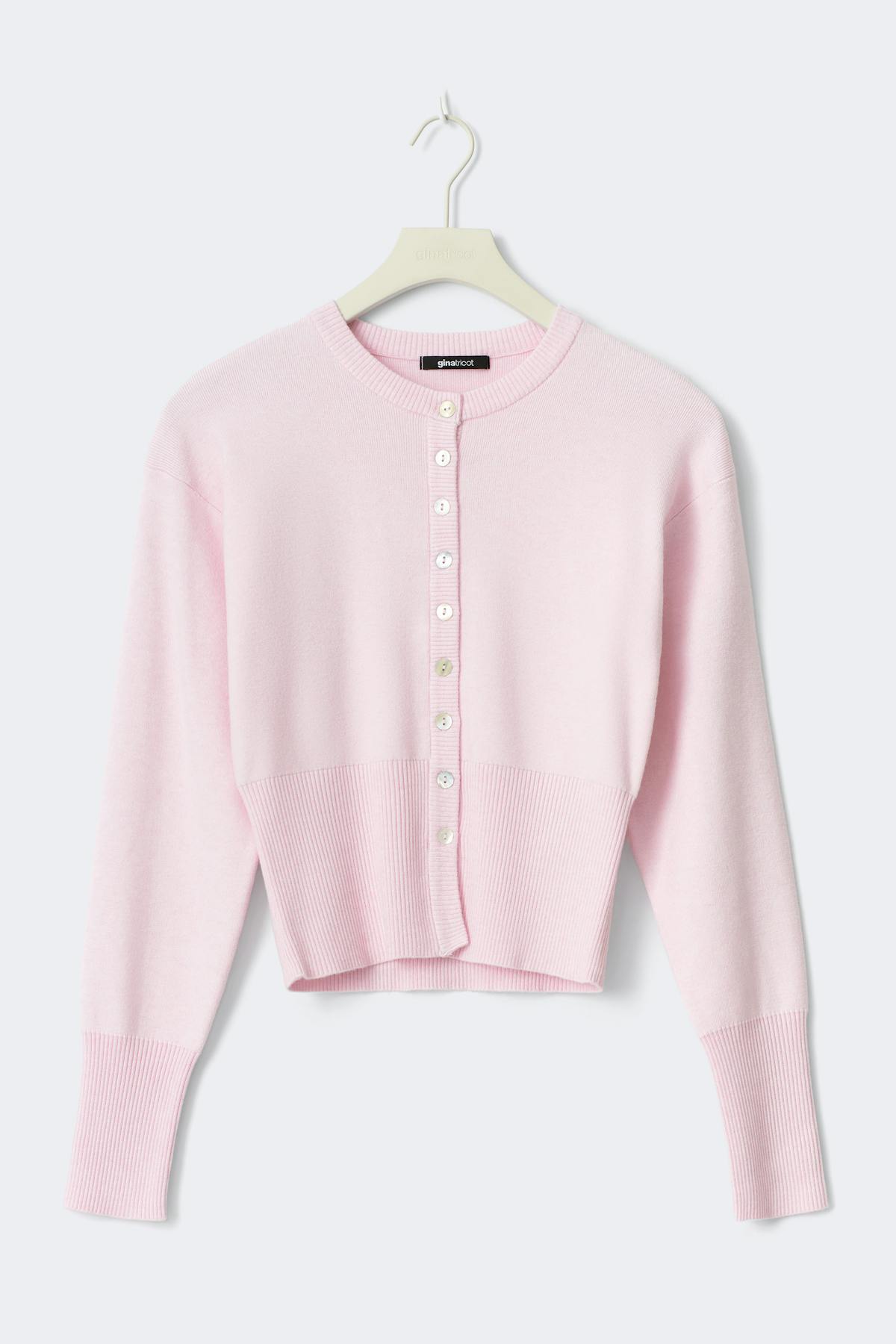 Knitted loungewear cardigan - Rose
