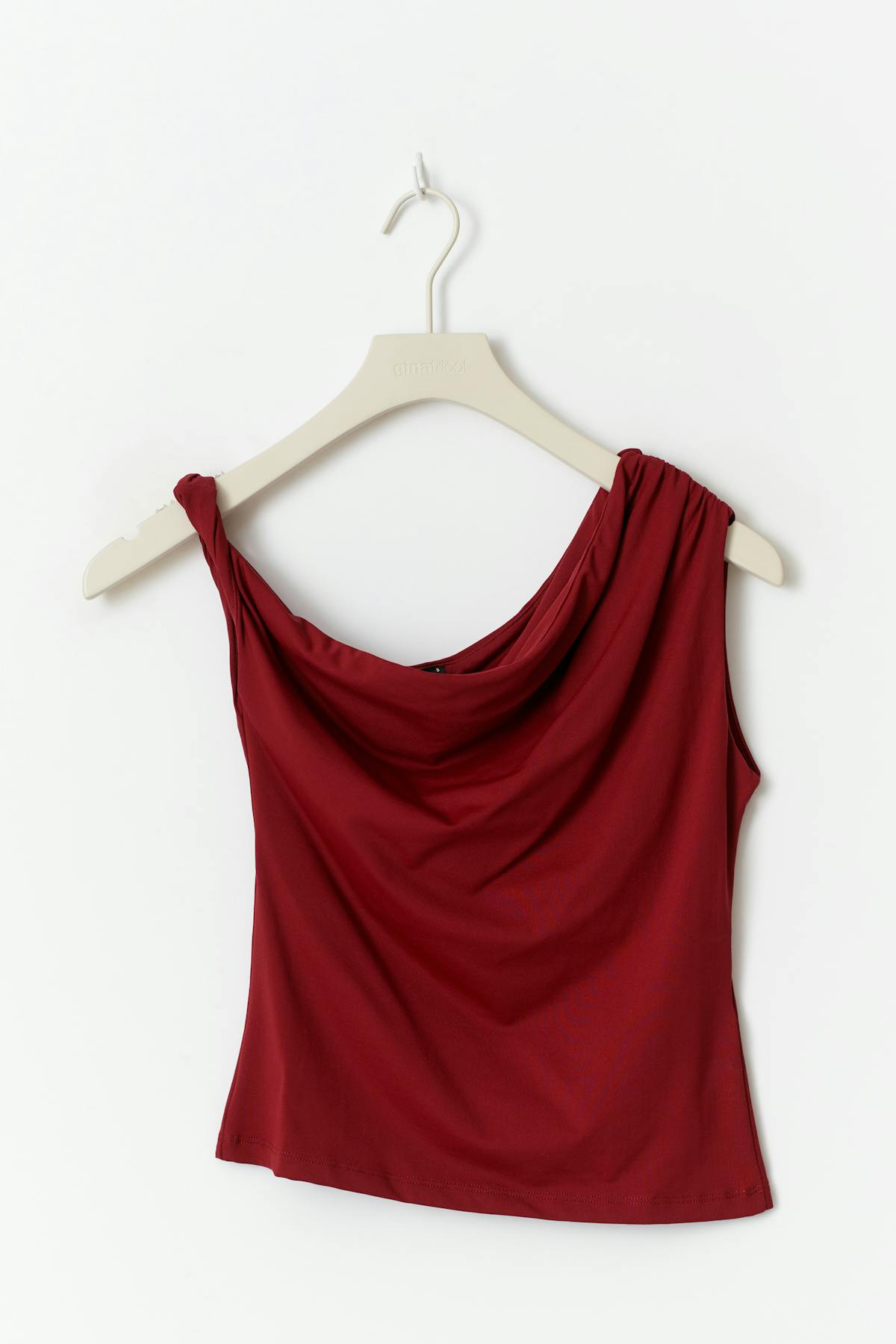 Asymmetric micro top - Rhubarb