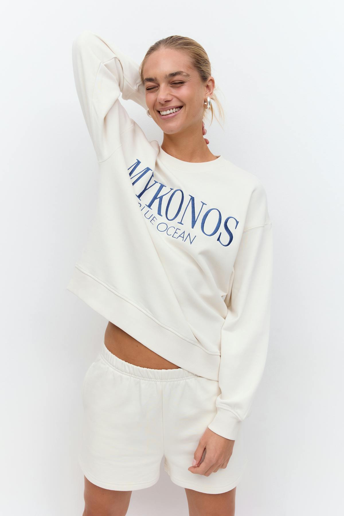 Printed sweater - Molten lava