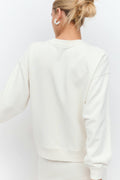 Printed sweater - Cashmere blue
