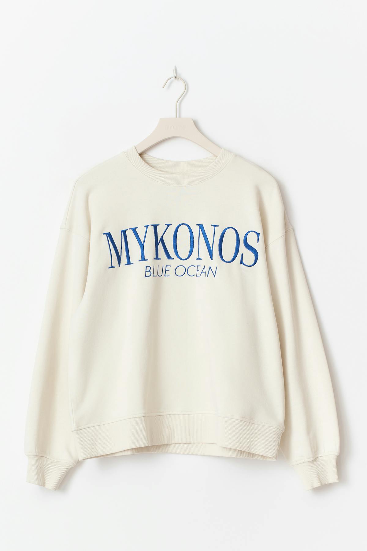 Printed sweater - Cashmere blue