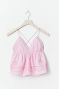 Y triangle singlet - Pink lady